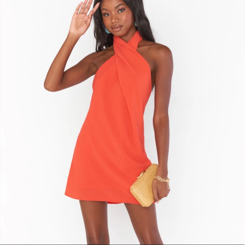 Show Me Your MuMu Jasmine Halter Mini Dress